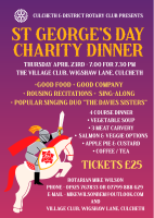St George's Day Charity Dinner Poster